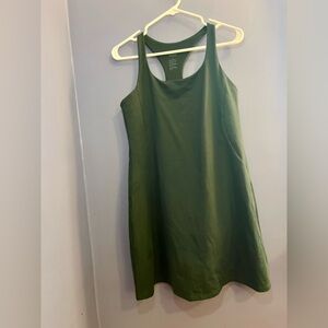 Girlfriend Collective spruce green athletic dress
